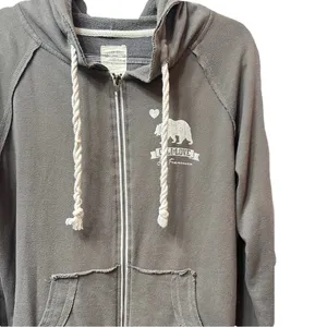 Ocean‎ Beach Cali Love San Francisco Zip Up Hoodie Size XL thumbnail 7