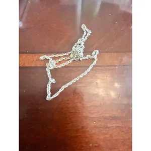 X111 3.40g 20 inch chain necklace 925 sterling silver thumbnail 3