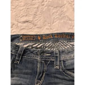 Rock Revival Jeans Womens Tag 28 X 31 Inseam Adele Easy Boot Blue Cowgirl thumbnail 7