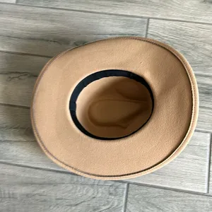 Felt tan hat thumbnail 5