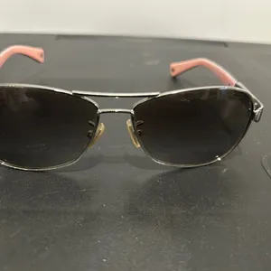 Coach Stylish Black and Silver Sunglasses thumbnail 9