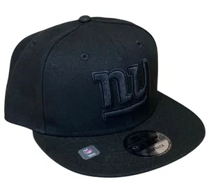 NEW New Era 9Fifty New York Giants NY Logo NFL Black Unisex Snapback Cap Hat OS thumbnail 1