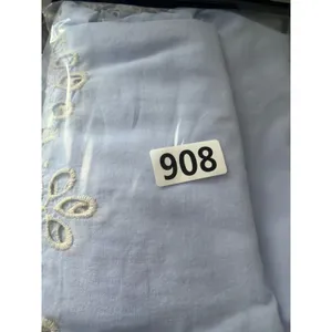 Chelsea & Theodore Light Blue Eyelet Embroidered Cotton Button Up Shirt M thumbnail 16