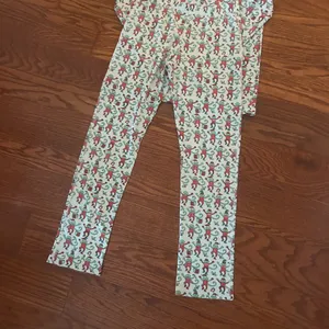ROLLER RABBIT Women's Monkey Mas Pajamas Christmas Pajamas Size XS Matching Set thumbnail 9