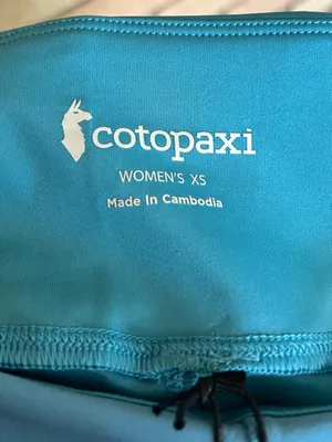 NWT Cotopaxi Women’s Verso Hike Tights Workout Leggings Poolside Blue Size XS thumbnail 9