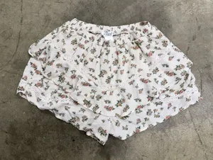 Love Shack Fancy Dainty ruffle ditsy floral coquette flowy shorts thumbnail 1