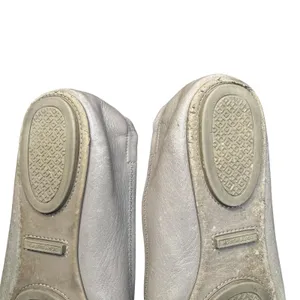 Tory Burch Shoes Womens Size 6 Beige‎ Leather Logo Ballet Flats Casual Comfort thumbnail 8
