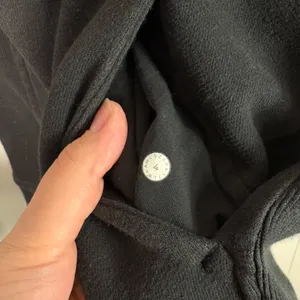 Lululemon Embroidered To You Black Full Zip Velvet Floral Shoulder Hoodie Jacket thumbnail 4