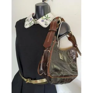 dooney and bourke animal print handbag small brown thumbnail 6