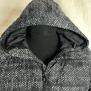 The North Face Womens Gotham Jacket Hooded TNF Black Donegal Print. Size SP. thumbnail 6