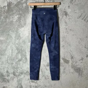 Lululemon Wunder Train High-Rise Tight 25" Diamond Dye Shade Naval Blue Size 4 thumbnail 5
