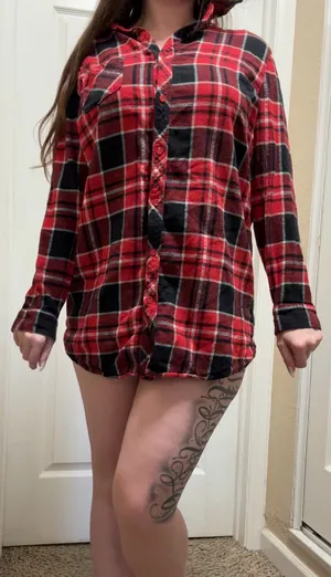 Sonoma Red Black Plaid Flannel Pj Shirt thumbnail 1