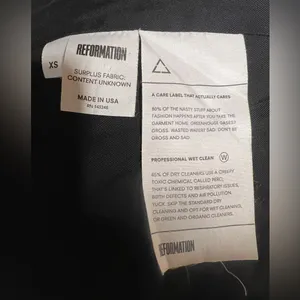 Reformation Downing Coat in Camel. Size Extra Small thumbnail 8