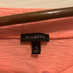 Talbots Orange Boxy Blouse Relaxed Fit, orange top, size -XL thumbnail 2