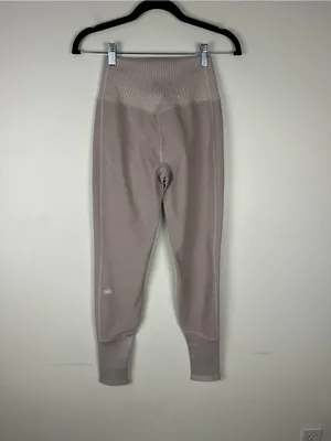 Alo Yoga Alosoft High-Waist Washed Lounge Leggings Women’s Sz XS thumbnail 5