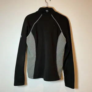Mountain Hardwear Womens Fleece Pullover Black Grey Houndstooth Quarter Zip Sz M thumbnail 4