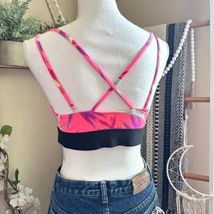 Victorias Secret PINK Ultimate Unlined Neon Strappy Bralette thumbnail 5