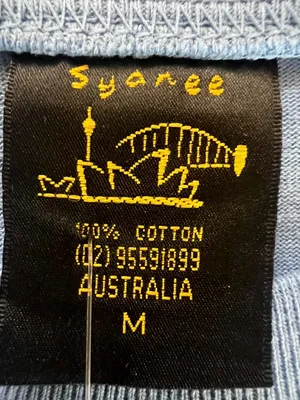 New Vintage Koala Embroidered Australia shirt Size Medium Dead stock 100% Cotton thumbnail 7