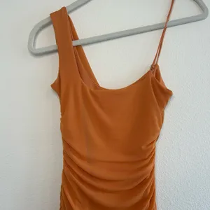 Oh Polly Lasting Lover Asymmetric Cowl Neck Mini Dress Caramel thumbnail 6