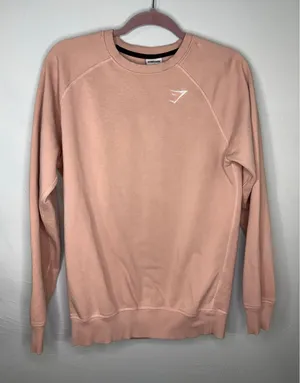 Gymshark Sweatshirt Pullover Pink Women's Size Small Crewneck Athletic Workout thumbnail 1