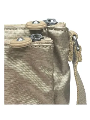 Kipling ✪ Eve Lightweight Crossbody Handbag Bag ✪ Monkey Keychain ✪ Metal Gold thumbnail 10