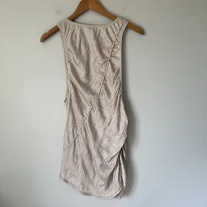Free People Movement Ruched Drawcord Athletic Tank Top Beige Women's Size Small thumbnail 2