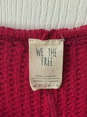 Free People We The Free Catalina Thermal in Red thumbnail 4