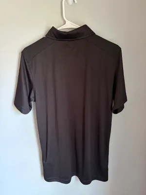 Majestic Men’s Black Polo with White Chest Stripe and White Sox Logo thumbnail 3