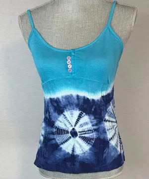 Vintage Y2K Blue Tie-Dye Camisole thumbnail 1