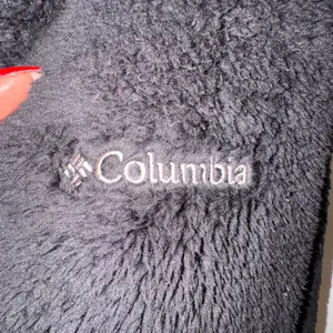 Columbia Black Full Zip Sherpa Fleece Jacket w Stretch Side Panels Size L warm thumbnail 7
