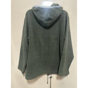 Vintage M&M's Fleece Hoodie Green Size M Candy Characters Pullover Zip Retro Y2K thumbnail 8