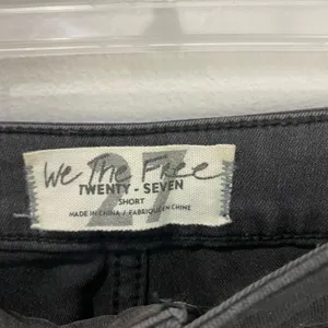 We The Free Groovy Ultra Flare Jeans 27S Black Wash High Rise Boho Retro‎ thumbnail 5
