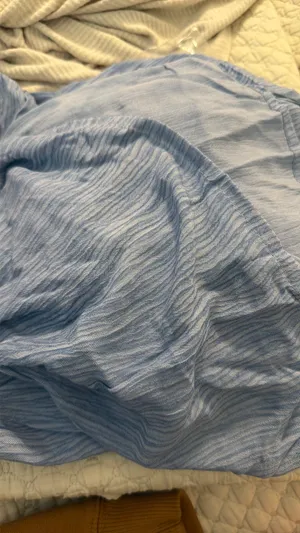 FREE PEOPLE TAGS STILL ATTACHED Juliet sheer tie front top thumbnail 5