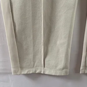 Athleta Womens light Gray Pintuck Straight Leg Zipper Pocket Casual Pants Size M thumbnail 8