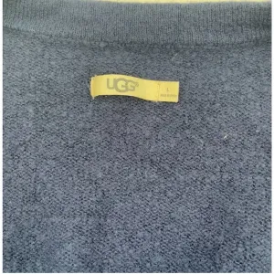 Ugg Blue Acrylic Blend Wrap Button Long Sleeve Sweater Size‎ Large thumbnail 5