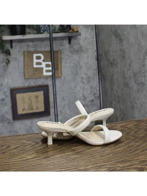 NWT Lifestride Heel Open Toe Slip-On Double Strap Sandals Bone Off White 5.5M thumbnail 14