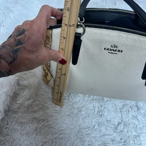 Coach Christie Snake embossed leather satchel thumbnail 8