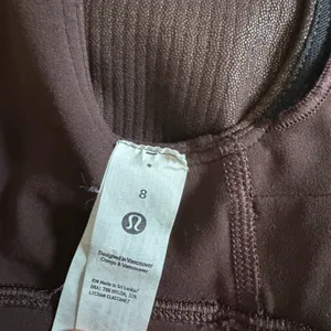 Lululemon Align Asymmetrical Espresso Compressive Ribbed Bra Shine size 8 thumbnail 7