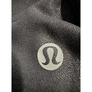 Lululemon Flow Y Bra Nulu Black Sparkle Shimmer‎ Racerback Sports Bra Size 6 thumbnail 4