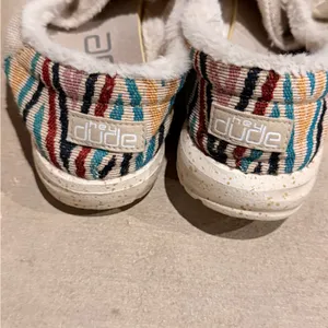 Hey Dude Women's Beige Canvas Sneakers thumbnail 2