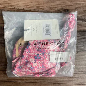Spell & the Gypsy sz XS‎ pink bikini top NWT thumbnail 5