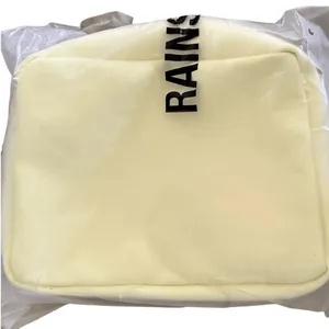 NWT RAINS The Box Bag - Crossbody -‎ Color Straw - This is a Unisex Bag thumbnail 4