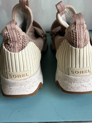 Sorel Women's Kinetic Sneak Mesh Slip On Athletic Sneakers Natural Tan Size 10 thumbnail 10