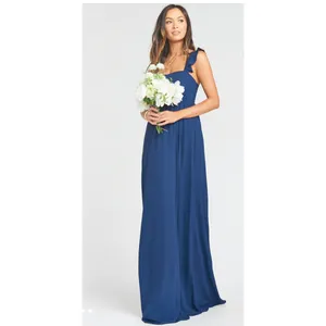 Show Me Your MuMu June Maxi Gown Navy Blue Small Wedding Bridesmaid Guest NEW thumbnail 6