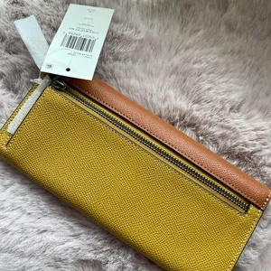 Coach PewterFlax Multi Wyn Soft Crossgrain Leather Wallet thumbnail 2