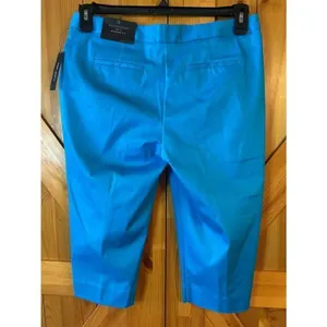 Worthington Fresh Blue Cropped Dress Pants Slim Leg Petite Size 6P NWT (8741) thumbnail 6