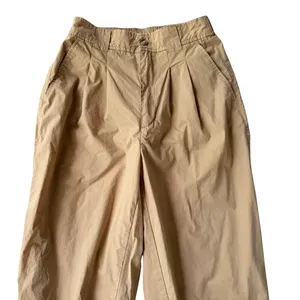 Madewell Pleated Balloon Pants Tan Size 2 High Waist Cotton Comfort Loose Casual thumbnail 2