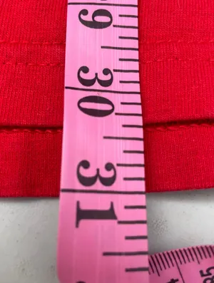 Vintage With God All Things Are Possible Embroidered Red Oversized T-shirt thumbnail 5