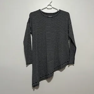 Lululemon To The Point Long Sleeve Modern Stripe Heathered Black‎ White thumbnail 4