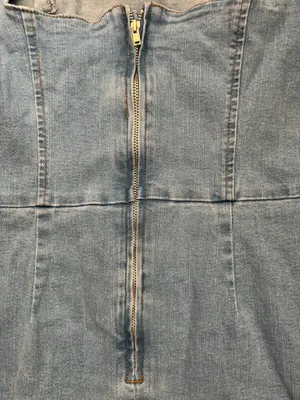 Jean Dress Blue Size M thumbnail 3